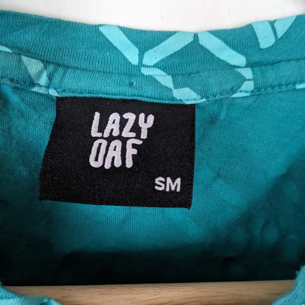 Lazy Oaf Digital Text Crop Tee - Picture 4 of 6